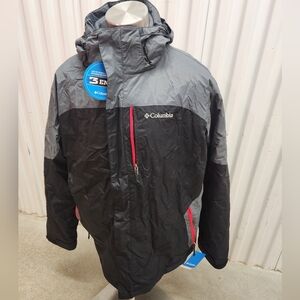 NWT Columbia Submmit Lift Interchange 3 In1 Men's grey/black Size XL